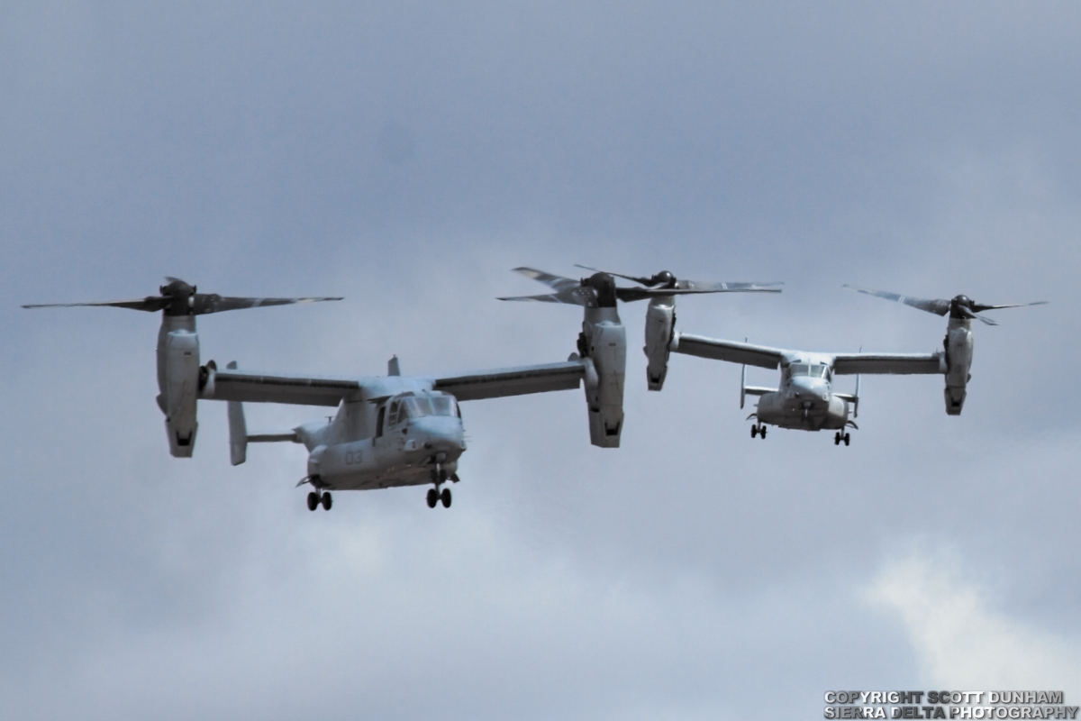 USMC MV-22 Osprey Tilt Rotor Aircraft