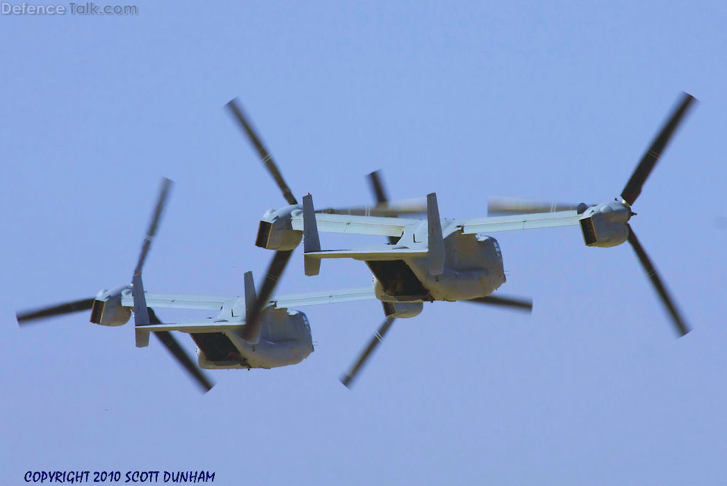 USMC MV-22 Osprey Tiltrotor Aircraft