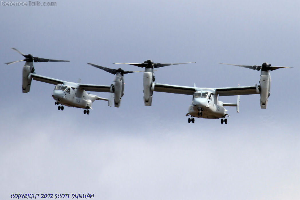 USMC MV-22 Osprey Tiltrotor Aircraft