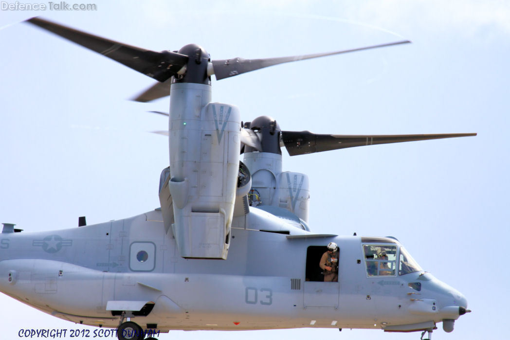USMC MV-22 Osprey Tiltrotor Aircraft