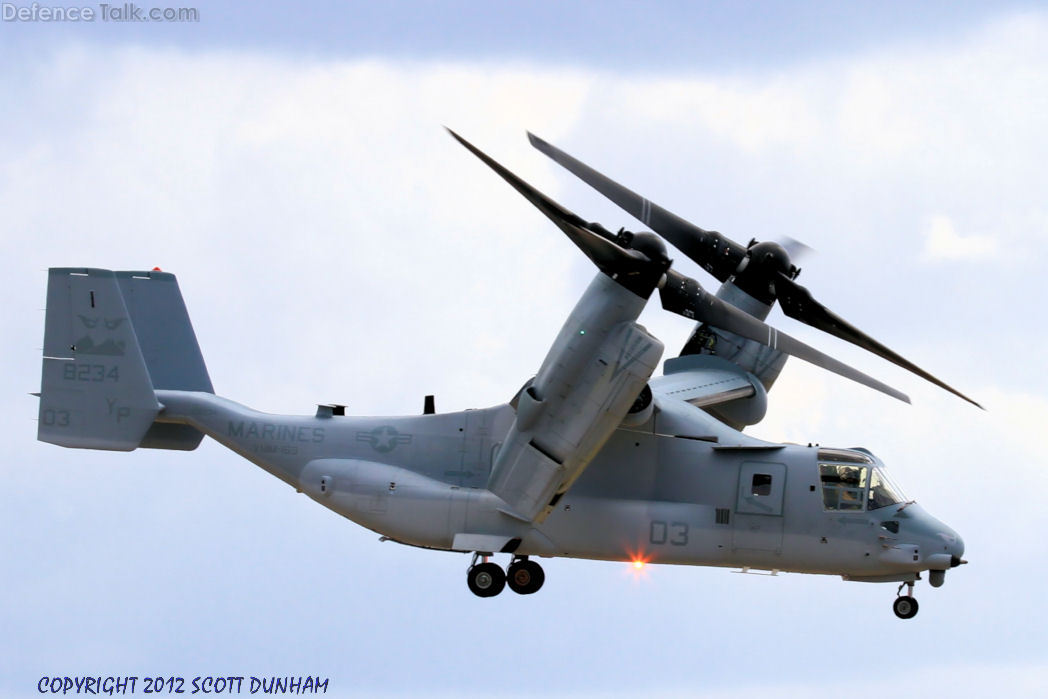 USMC MV-22 Osprey Tiltrotor Aircraft