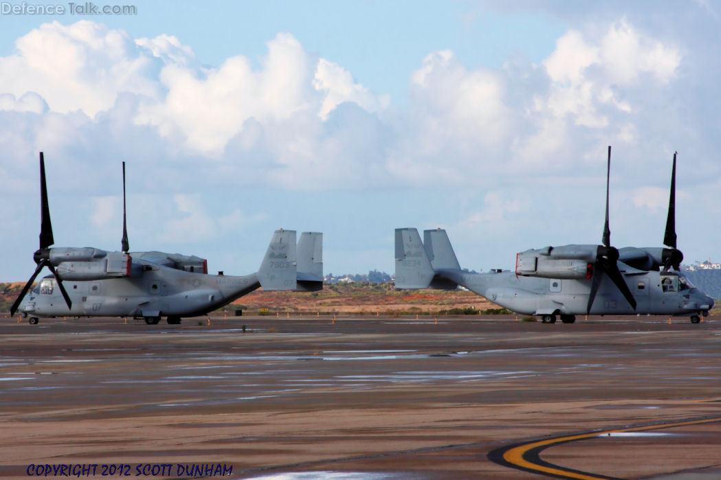 USMC MV-22 Osprey Tiltrotor Aircraft