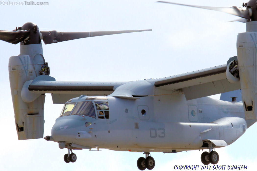 USMC MV-22 Osprey Tiltrotor Aircraft