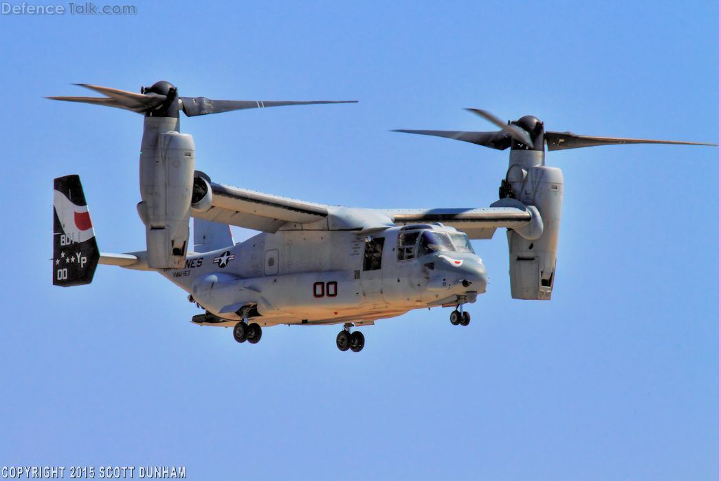 USMC MV-22 Osprey Tiltrotor Aircraft