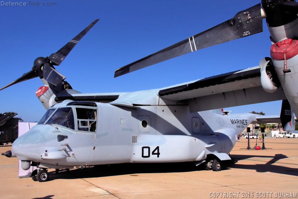 USMC MV-22 Osprey Tiltrotor Aircraft