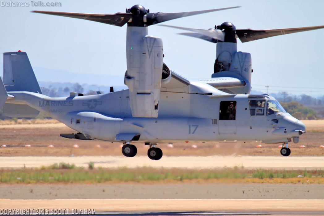 USMC MV-22 Osprey Tiltrotor Aircraft