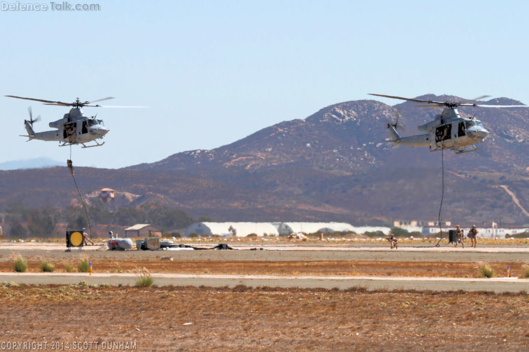 USMC UH-1Y Troop Insertion