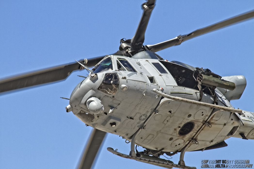 USMC UH-1Y Venom Attack Helicopter