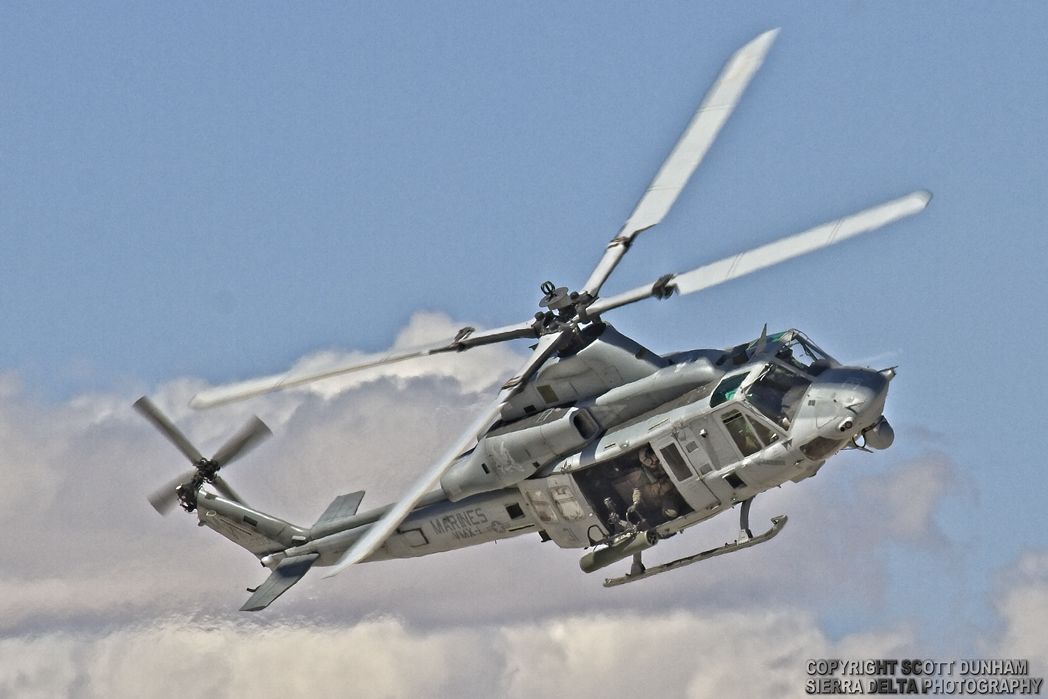 USMC UH-1Y Venom Attack Helicopter