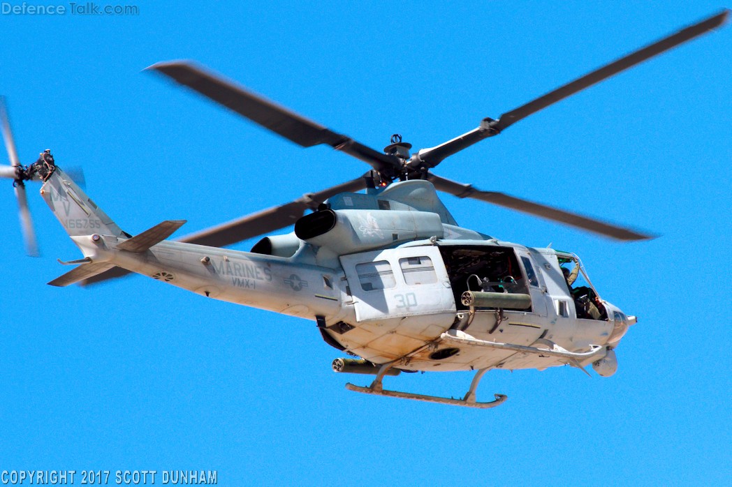 USMC UH-1Y Venom Helicopter Gunship