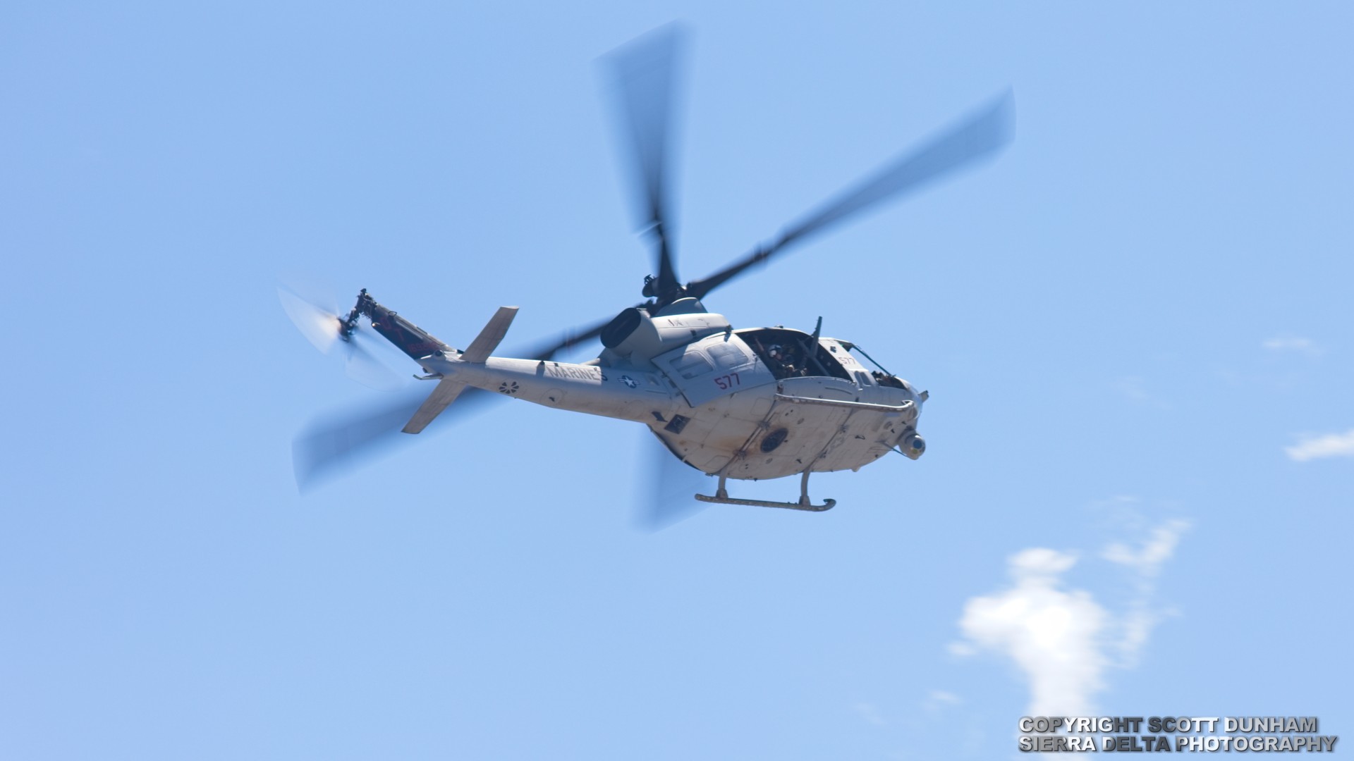 USMC UH-1Y Venom Utility Helicopter