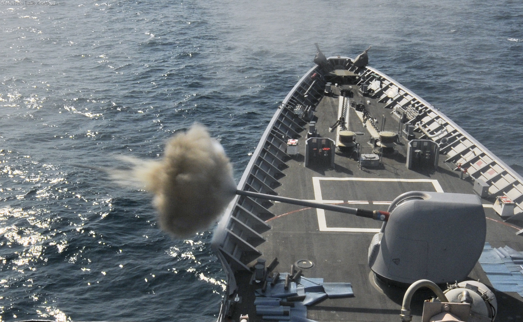 USS Anzio (CG 68)  5-inch gun