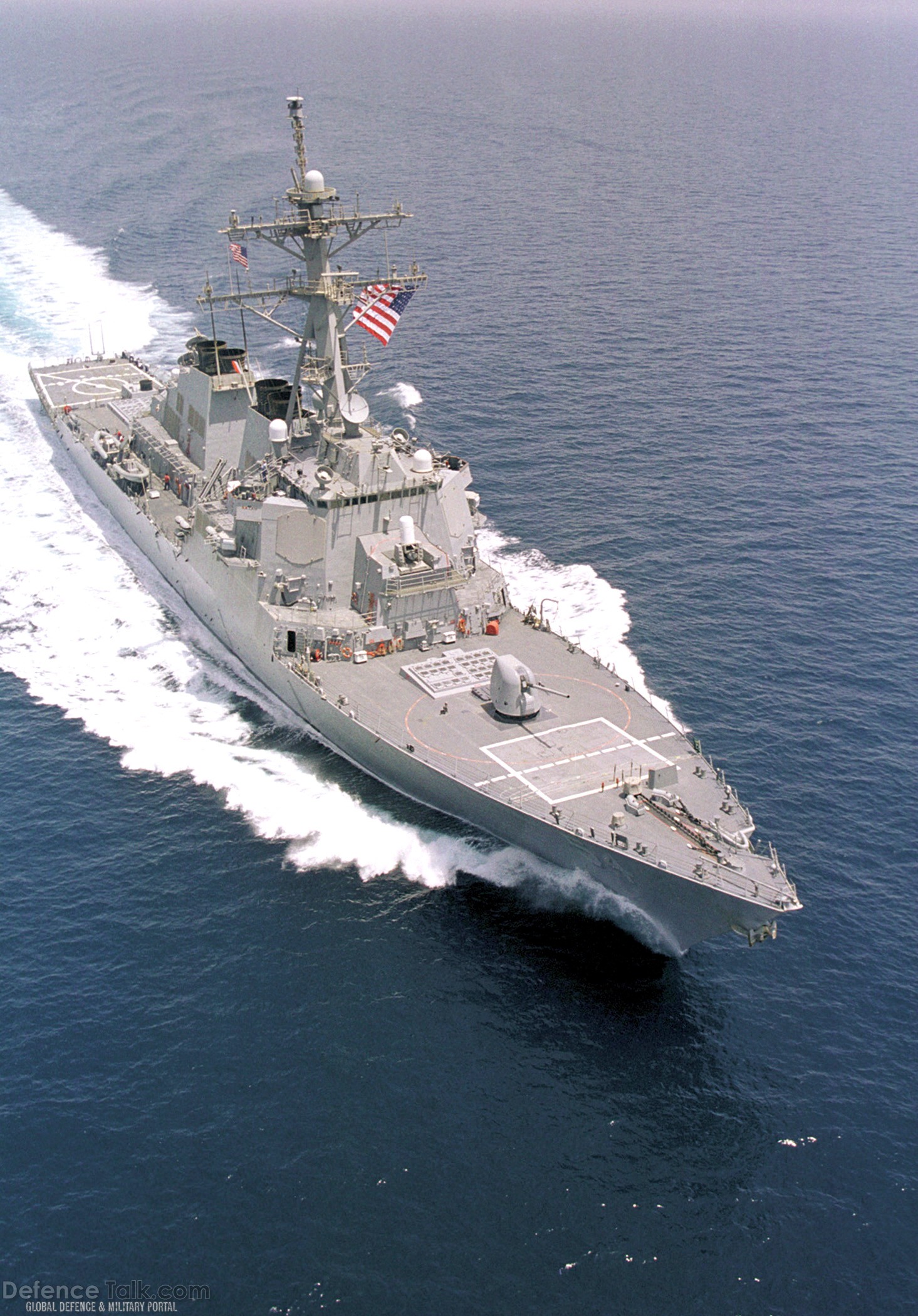 USS Curtis Wilbur (DDG 54) patrols the waters - US Navy