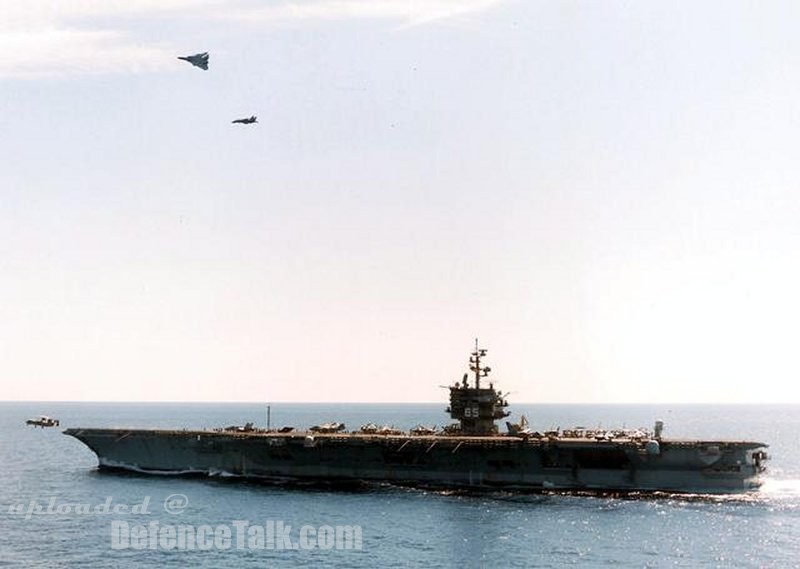 USS Enterprise from an Escort - US Navy