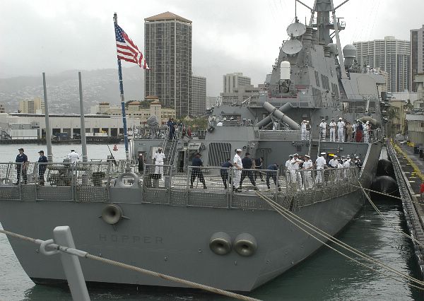 USS Hopper DDG 70 - Guided Missile Destroyer