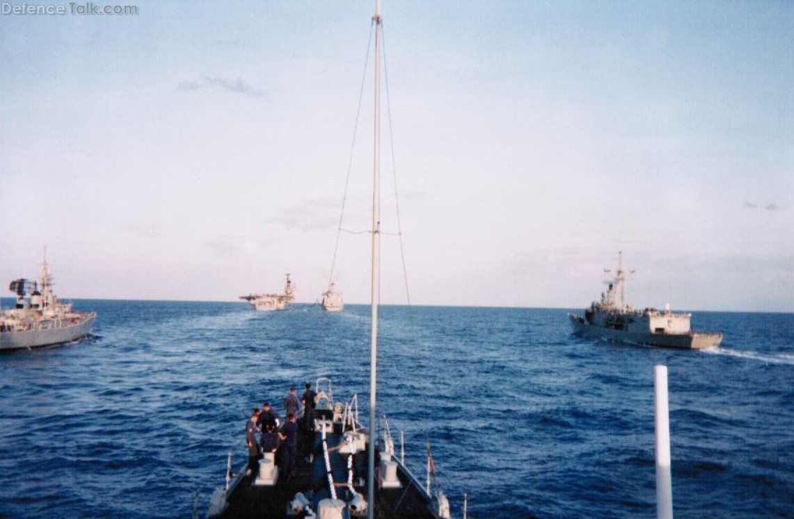 USS Independence Re-Fueling