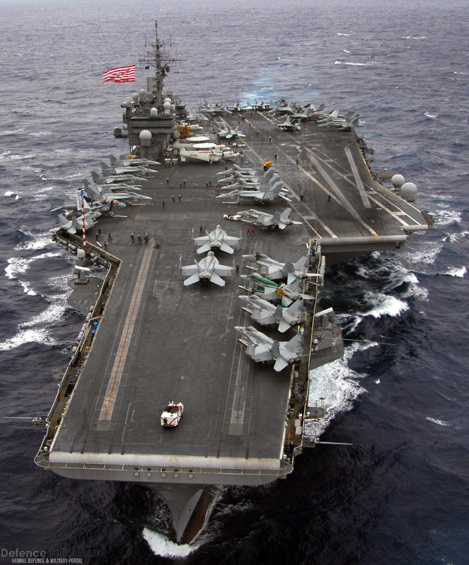 USS Kitty Hawk (CV 63) Aircraft Carrier - US Navy