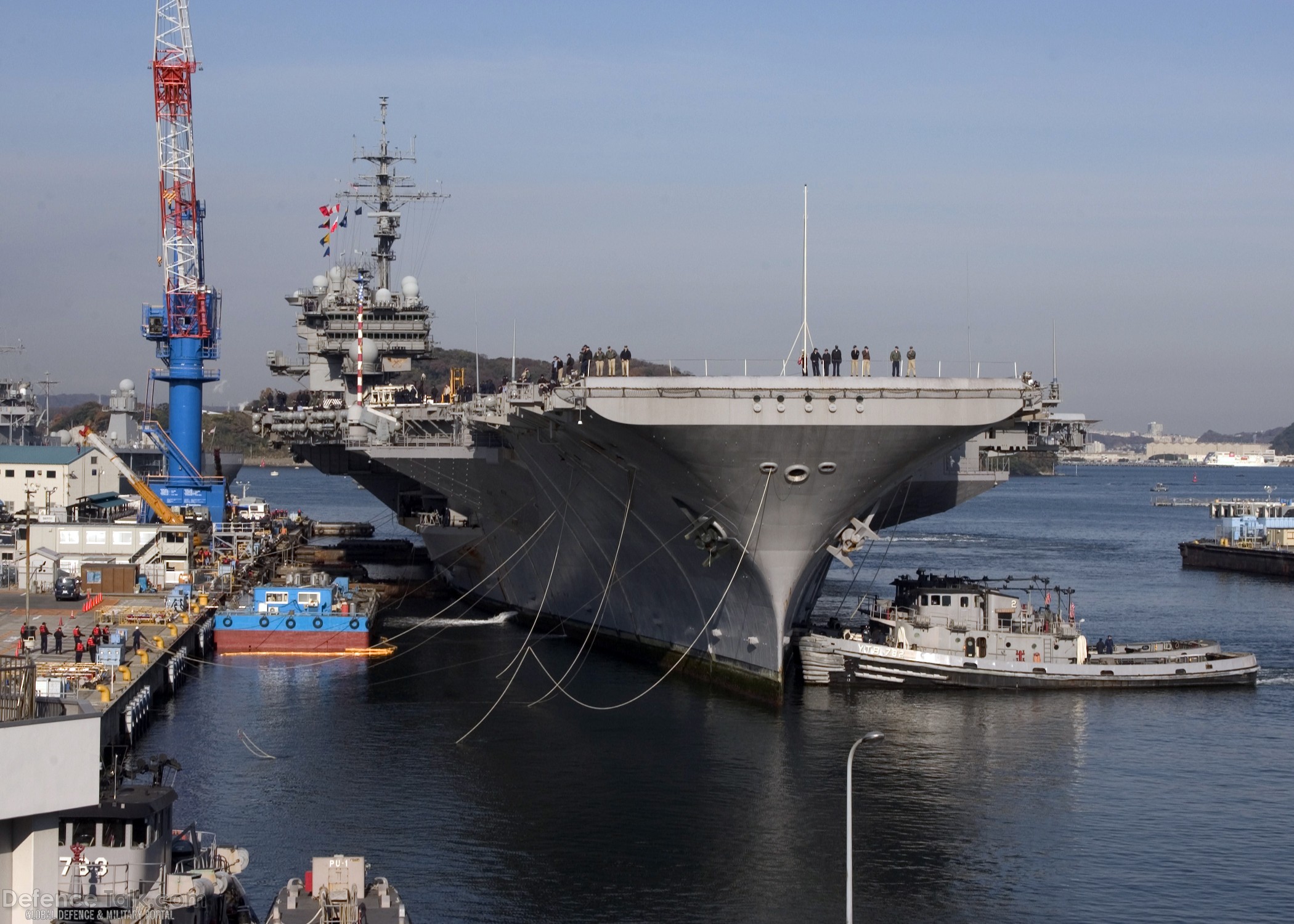 USS Kitty Hawk (CV 63) Aircraft Carrier - US Navy