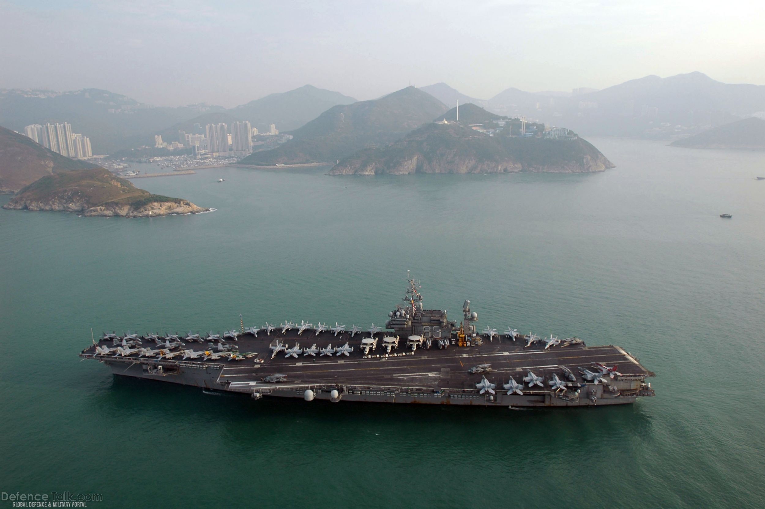 USS Kitty Hawk (CV 63) Aircraft Carrier - US Navy