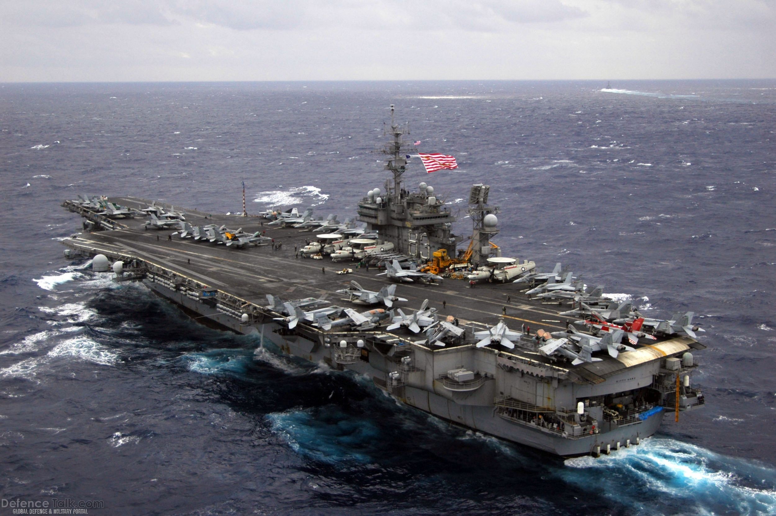 USS Kitty Hawk (CV 63) Aircraft Carrier - US Navy