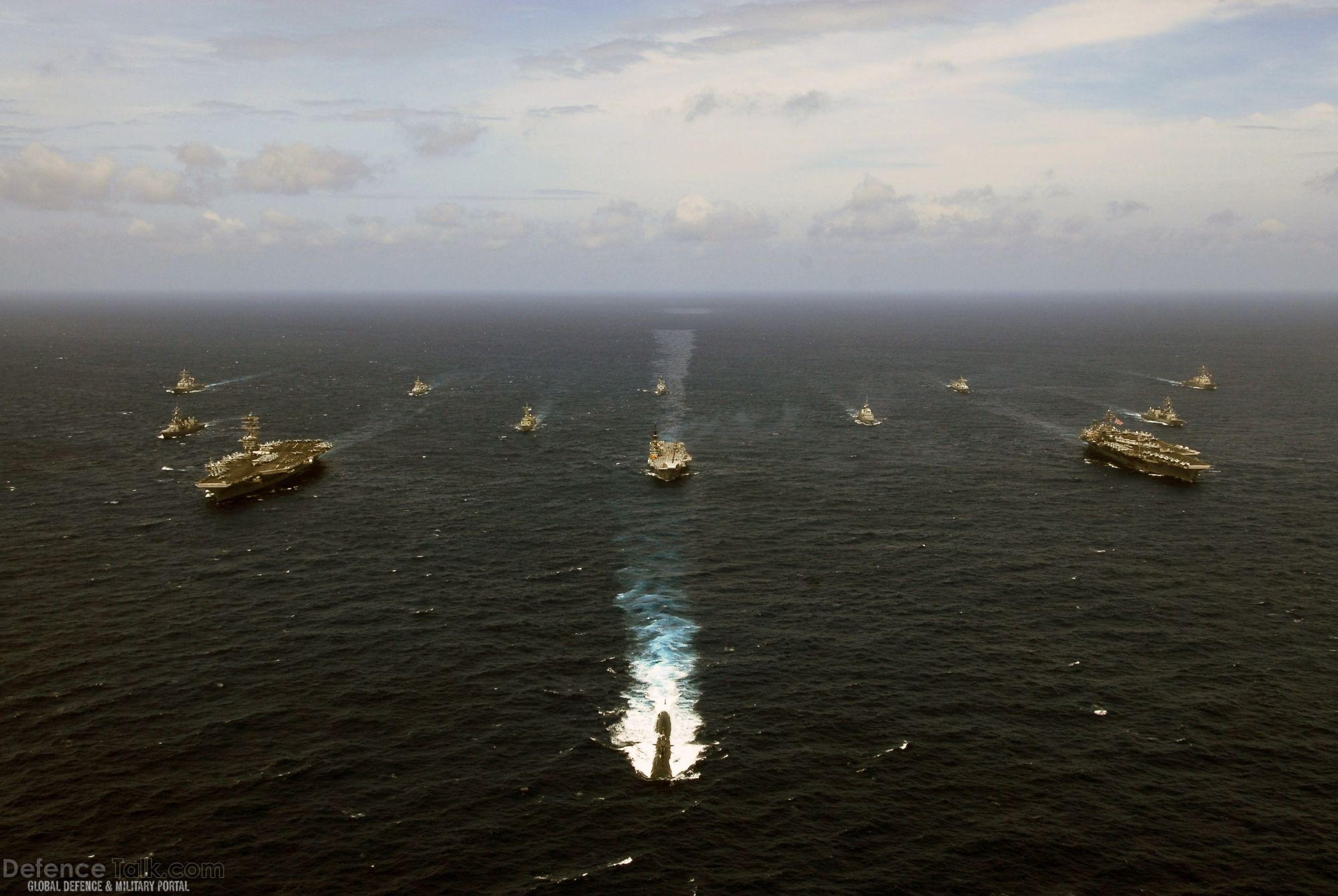 USS Kitty Hawk (CV 63) - Malabar 07 Naval Exercise