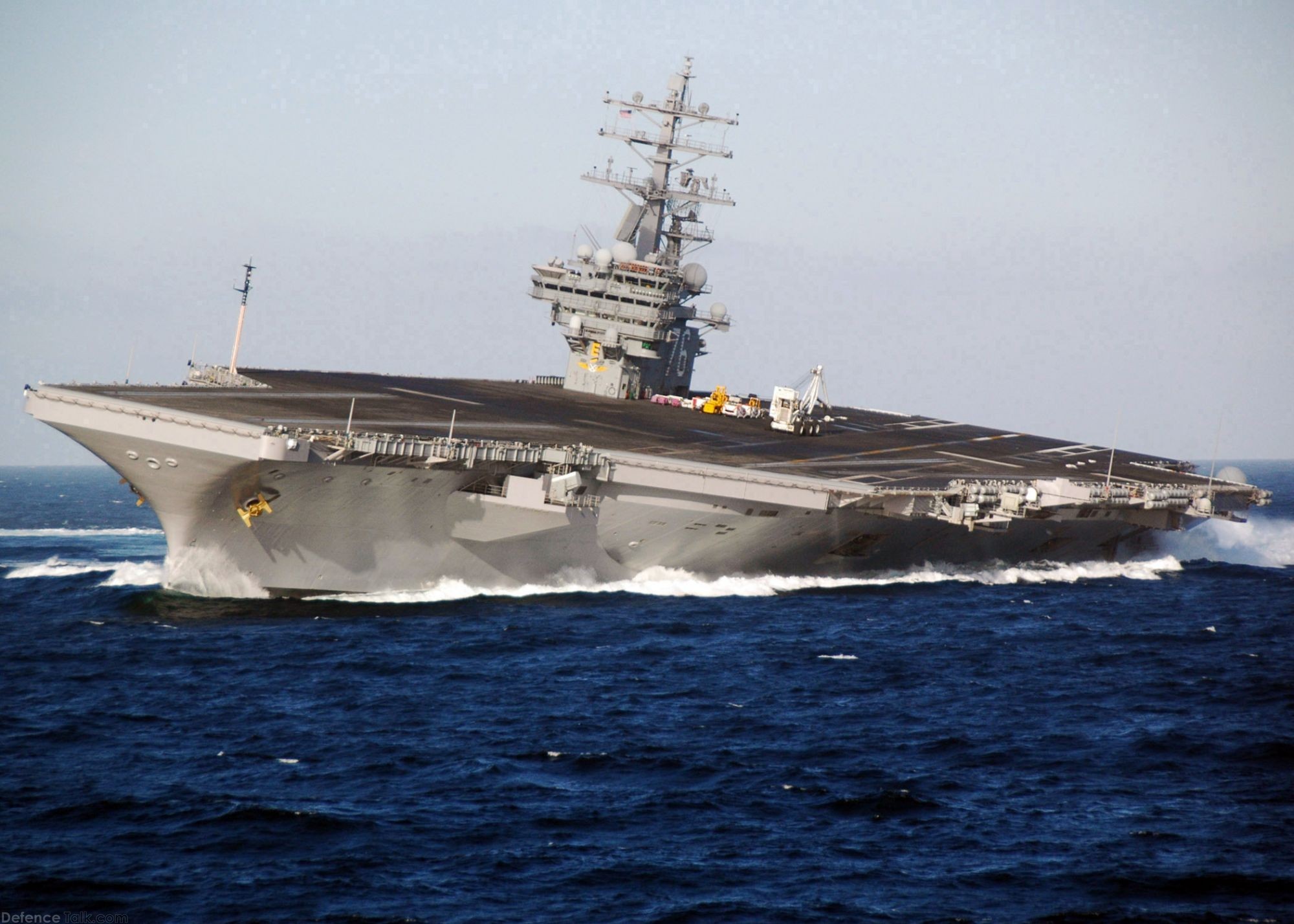 USS Ronald Reagan conducts rudder checks