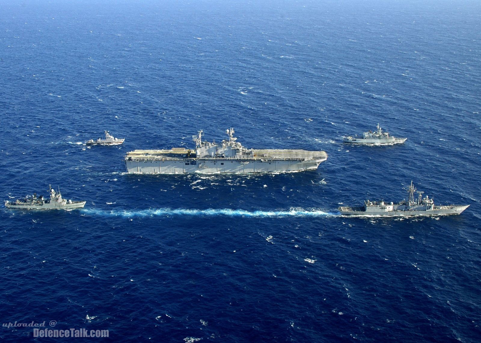 USS Saipan (LHA 2) and ships from Spanish, Moroccan and Algerian Navies