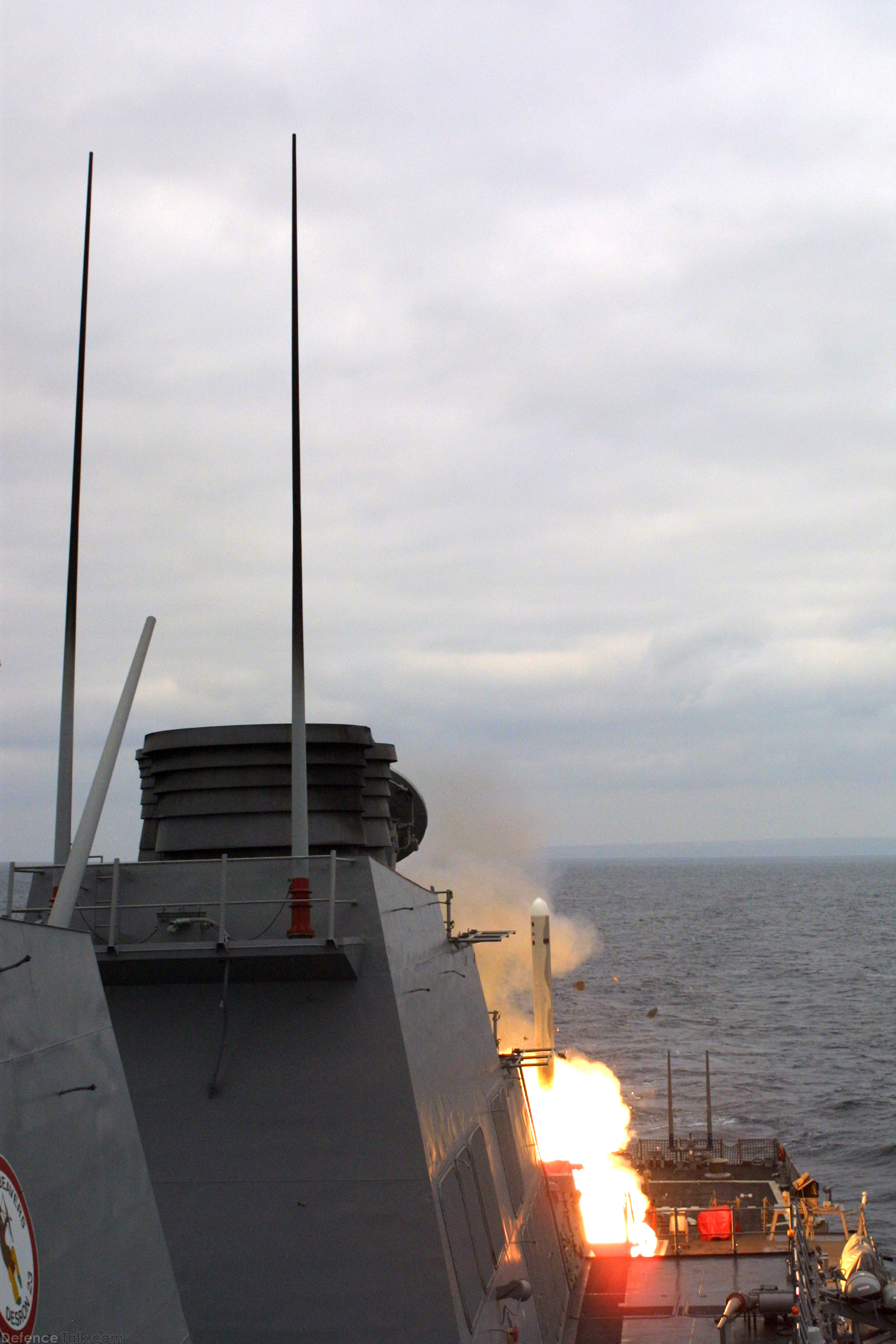 USS Stethem (DDG 63) Cruise missile launch