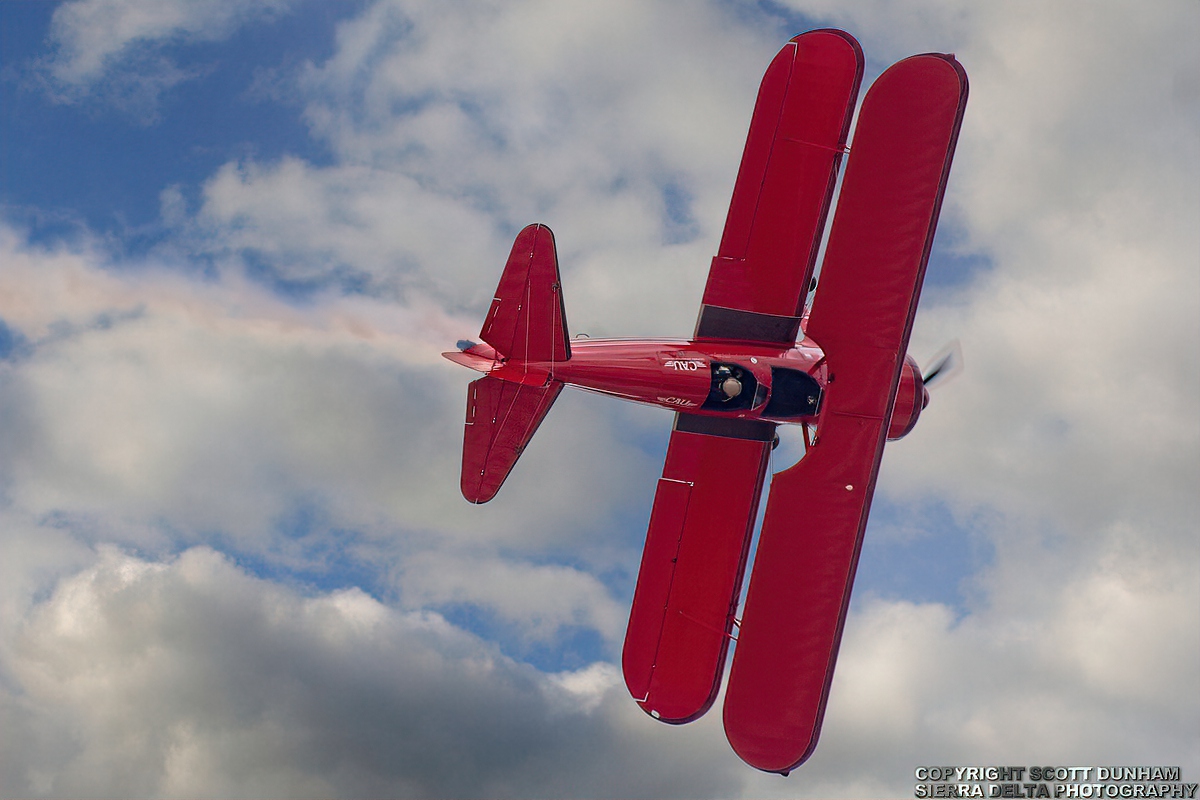 Vicky Benzing Stearman PT-17 Biplane Trainer