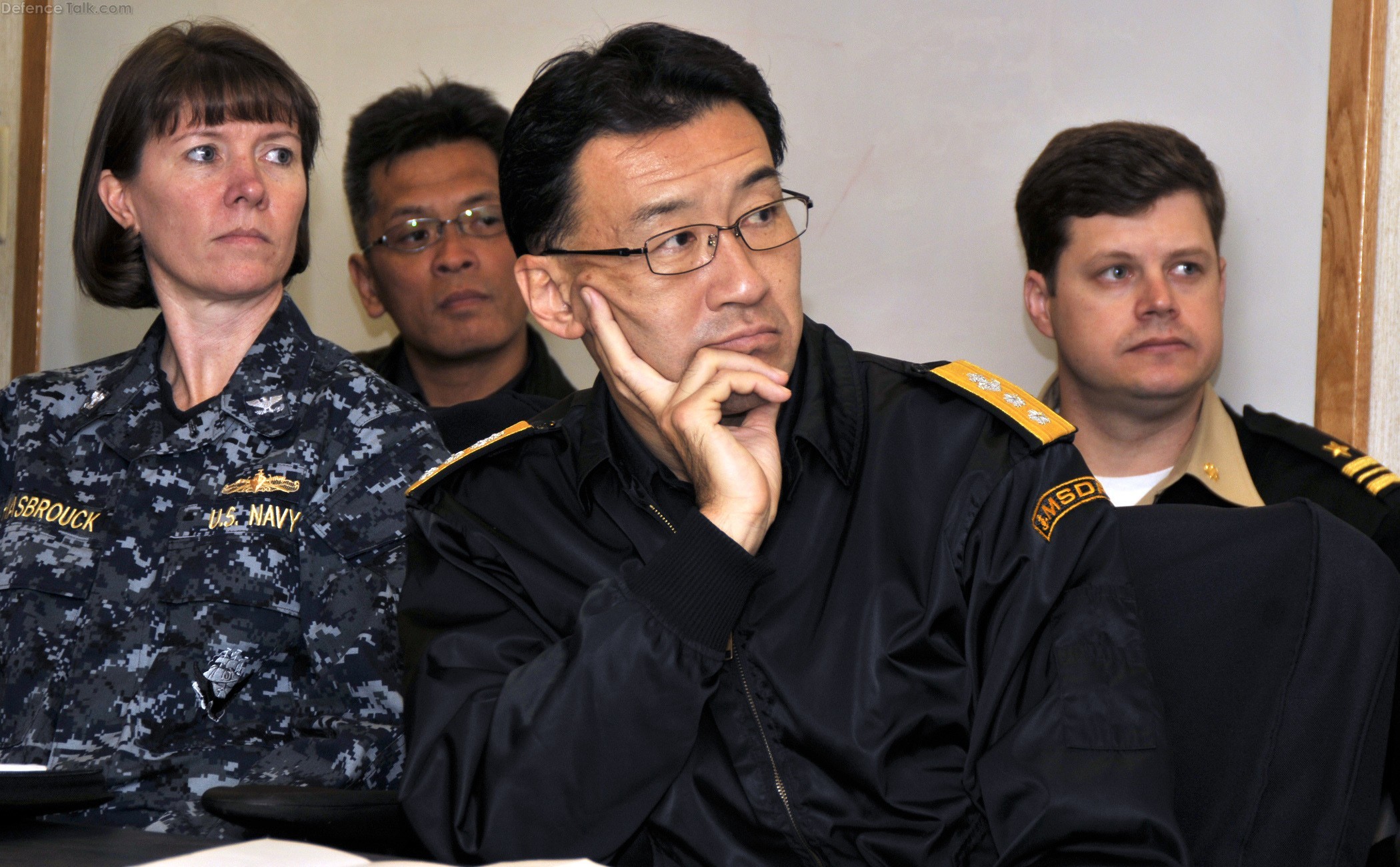 War Room aboard the aircraft carrier