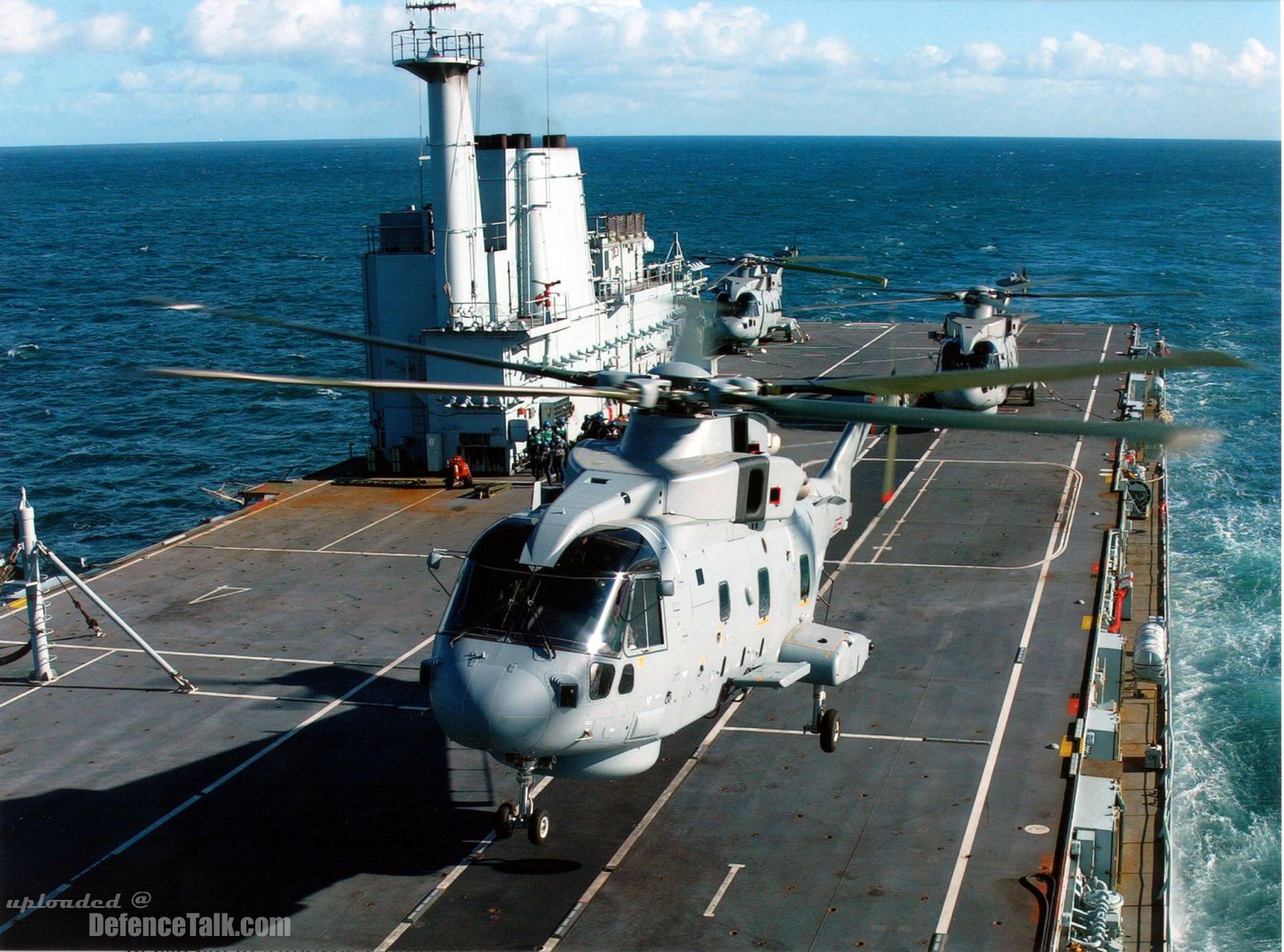 Westland Merlin HMA 1s aboard RFA Argus