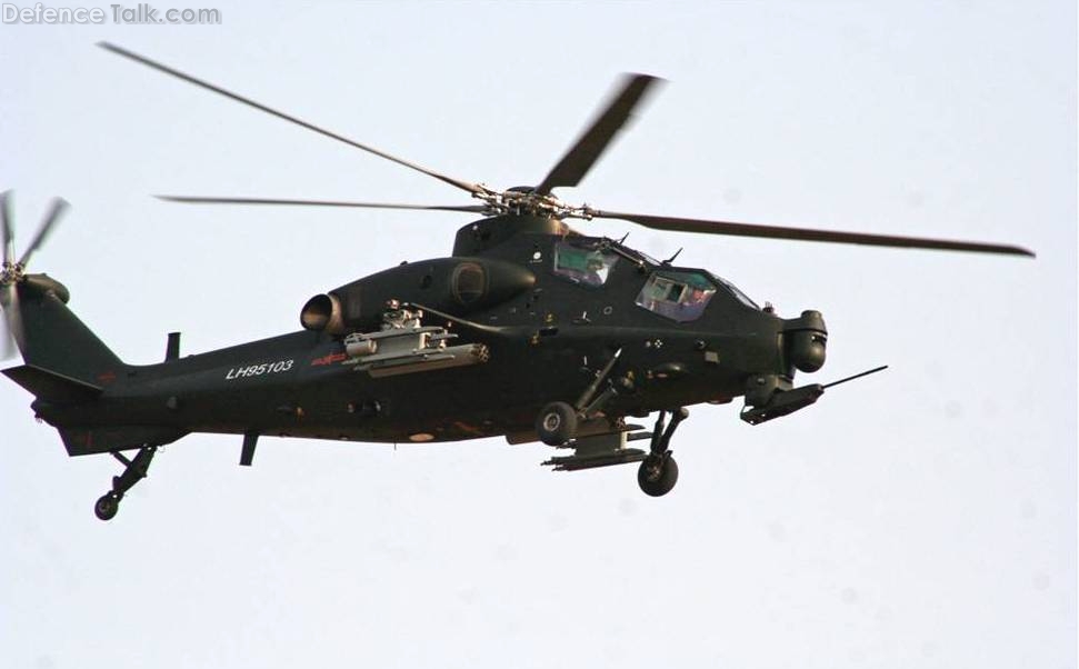 WZ10 Attack helicopter in end of 2011 6