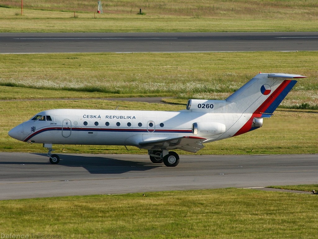 Yak 40 Czech Air Force