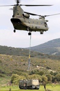 RAF Chinook helicopter