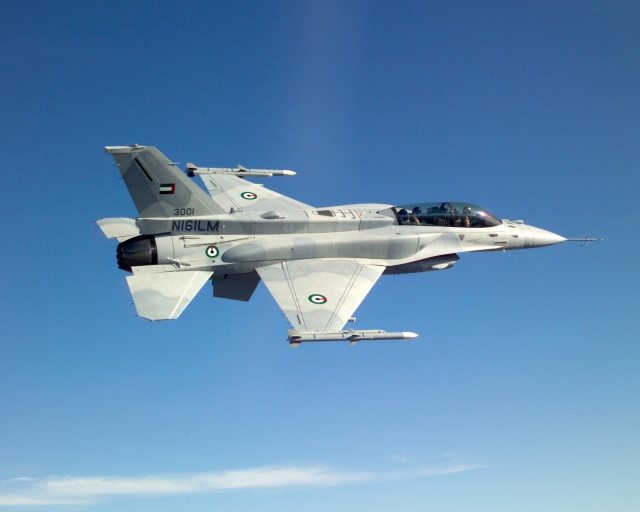 UAE F-16F Block 60 fighter aircraft