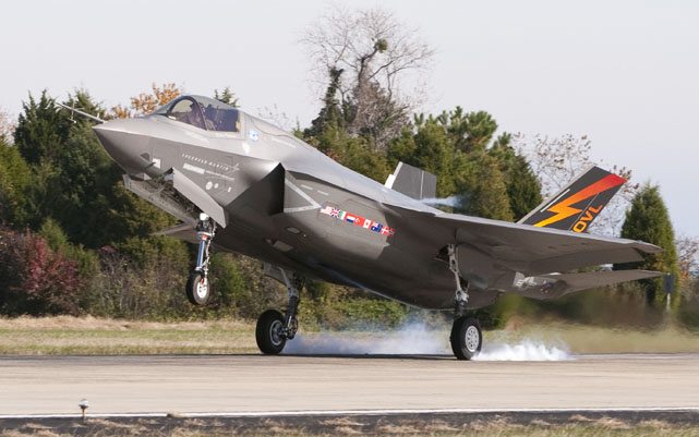 F-35B at Pax River, Marine Corps