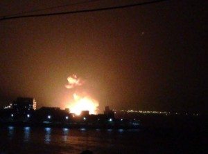 Indian naval dockyard explosion/fire