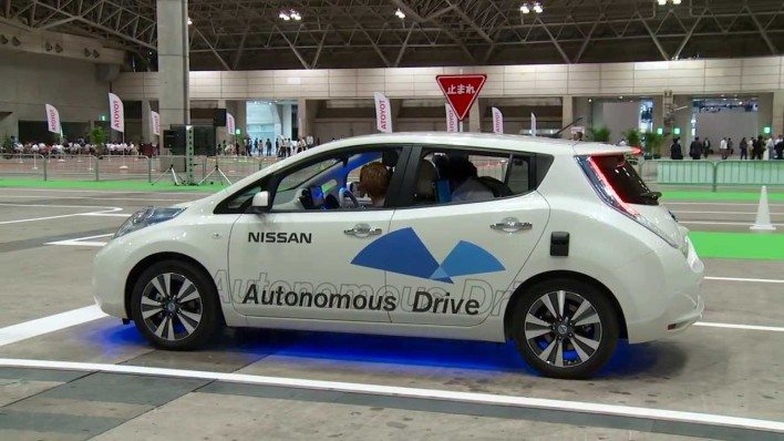 NASA Nissan autonomous vehicle