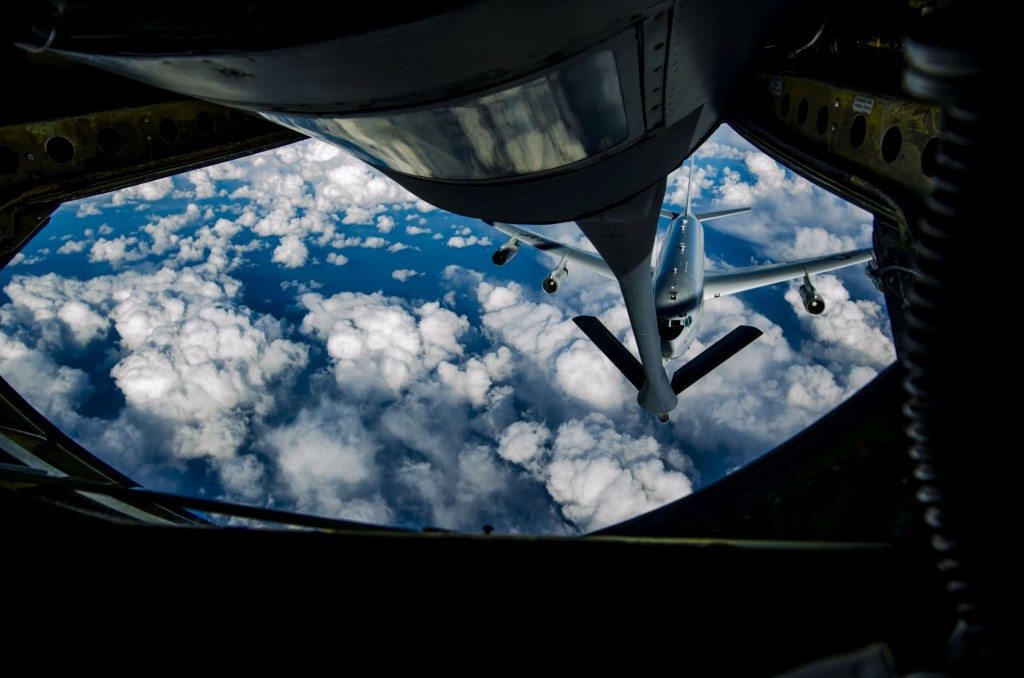 Air Force KC-135 Stratotanker refueling aircraft