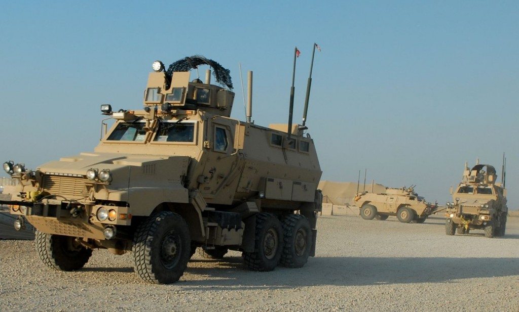 Caiman mine-resistant, ambush-protected vehicles in Iraq