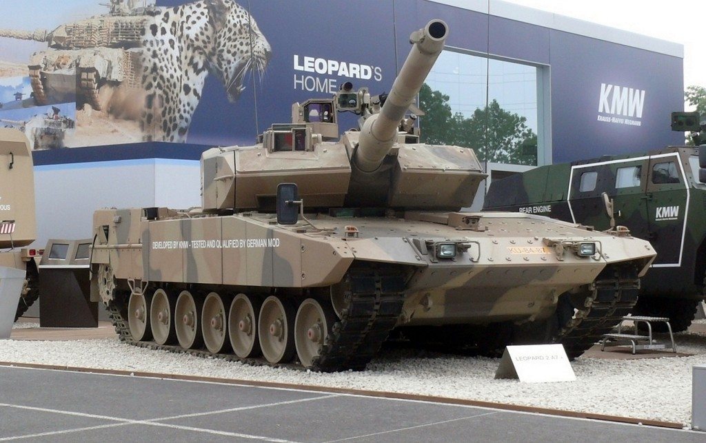 Leopard 2A7+ as seen on the Eurosatory