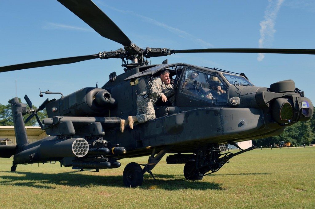AH-64 Apache attack helicopter