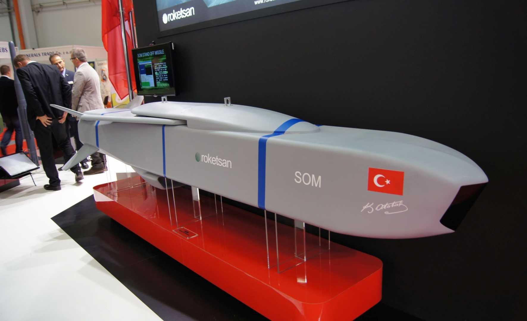 SOM cruise missile mockup