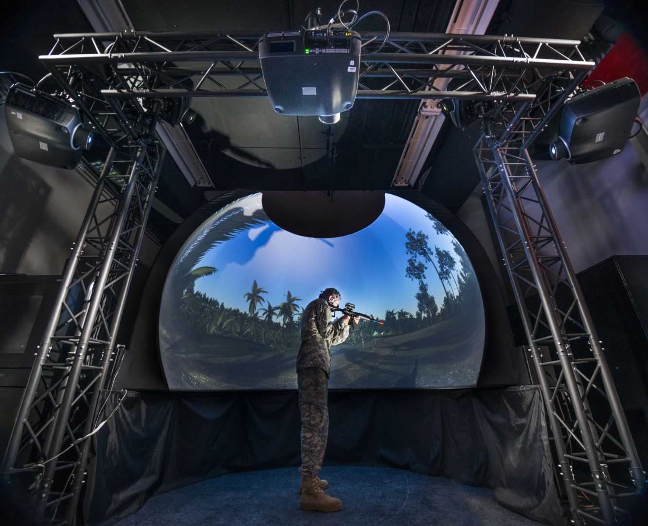 virtual reality dome