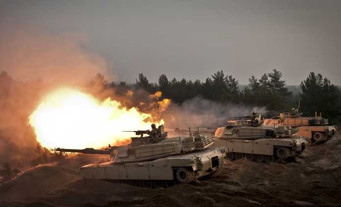 M1A2 Abrams tanks