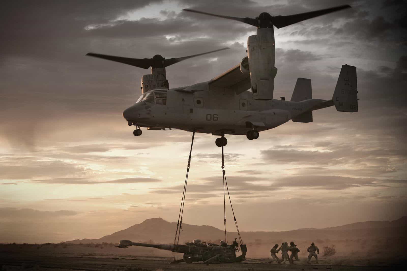 MV-22 Osprey Airlift