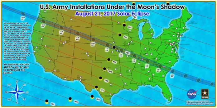 solar eclipse map