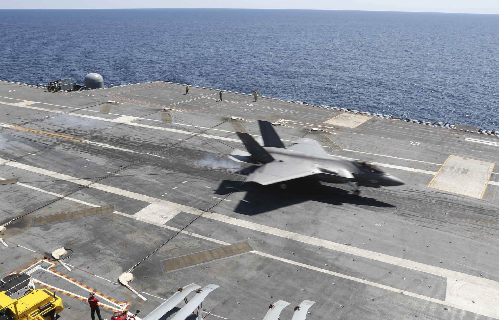 F-35C Lightning II • Flight Deck Operations • USS Abraham Lincoln