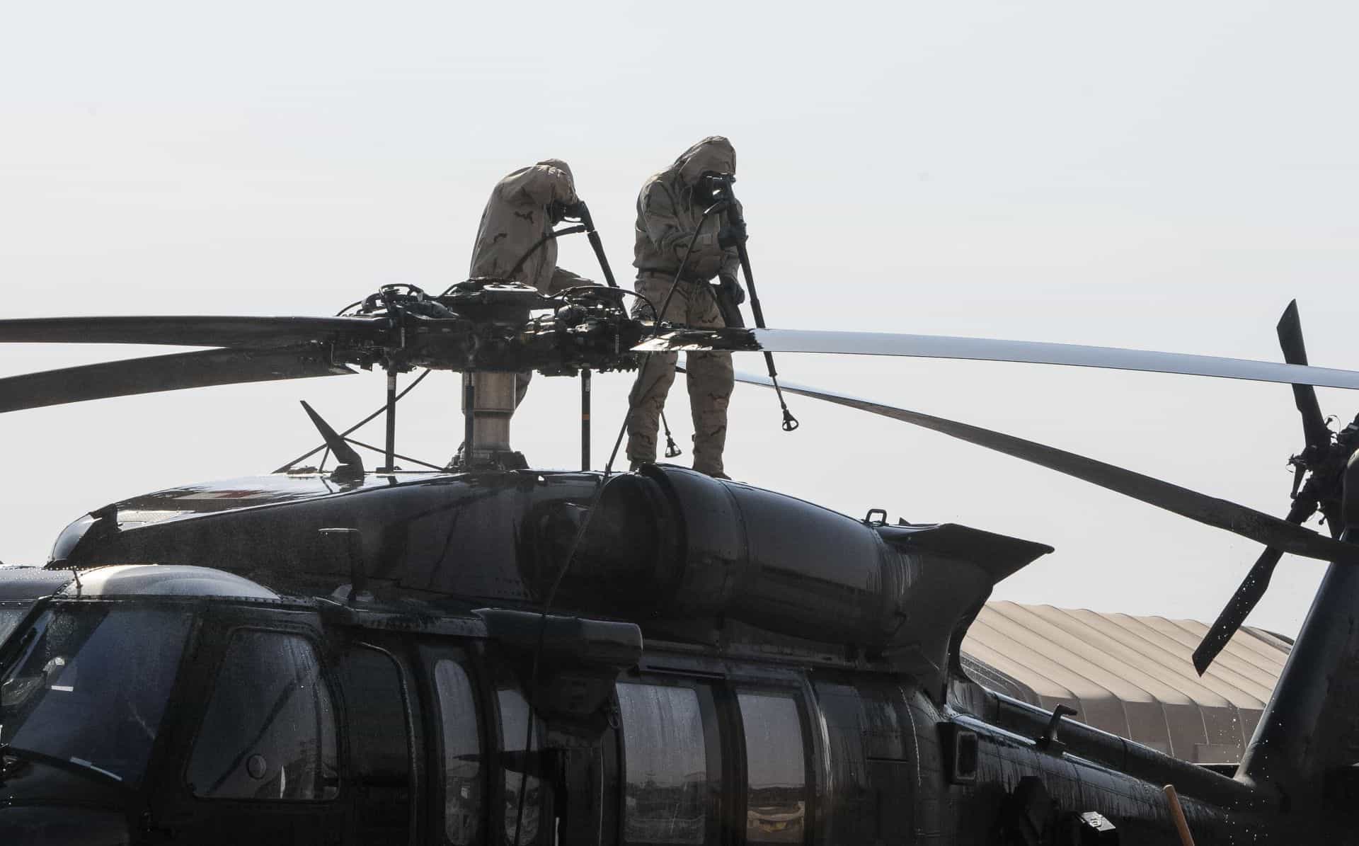 UH-60L aeromedical evacuation helicopter