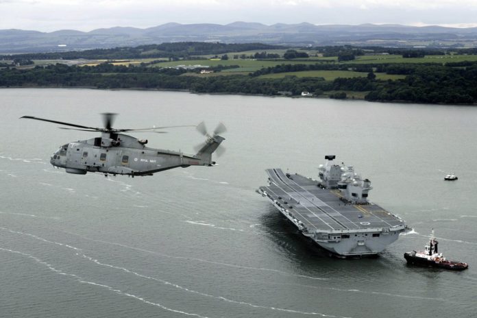 HMS Queen Elizabeth is the first of a new class of aircraft carriers
